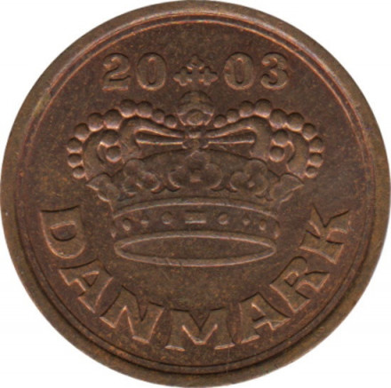 Дания 25 эре 2003 год