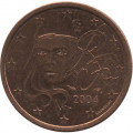 Франция 5 евроцентов 2004 год - Марианна