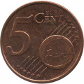 Франция 5 евроцентов 2004 год - Марианна