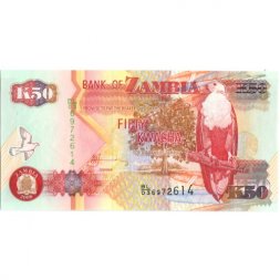 Замбия 50 квача 2008 год - UNC