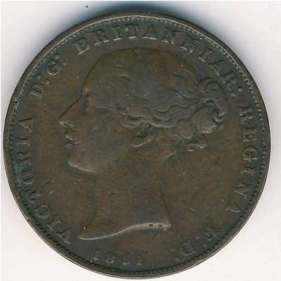 Джерси 1/26 шиллинга 1861 год