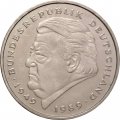 ФРГ 2 марки 1990 год (J) - Людвиг Эрхард, 40 лет Федеративной Республике (1948-1988)