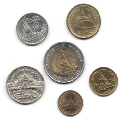 Набор из 6 монет Таиланд 2005 - 2012 год