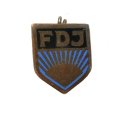 Значок Комсомол FDJ. ГДР. Членский знак, тяжелый