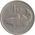 Исландия 1 крона 1981 год - Треска