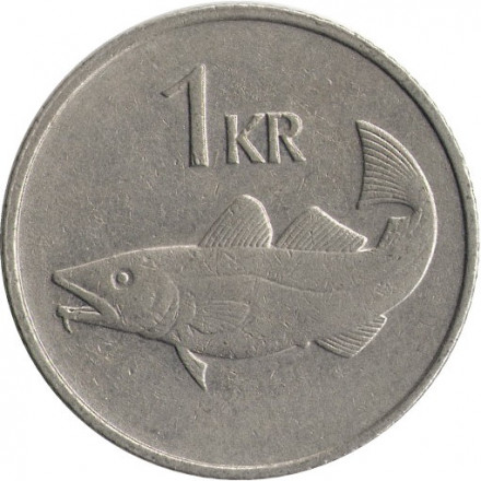 Исландия 1 крона 1981 год - Треска