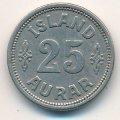 Исландия 25 эйре 1933 год