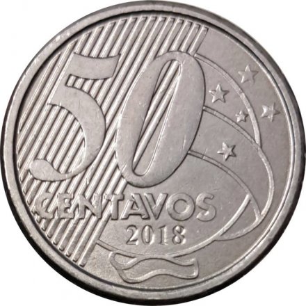 Бразилия 50 сентаво 2018 год - Барон Рио-Бранко