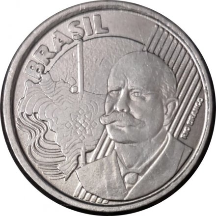 Бразилия 50 сентаво 2018 год - Барон Рио-Бранко