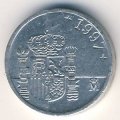 Испания 1 песета 1997 год - Король Хуан Карлос I