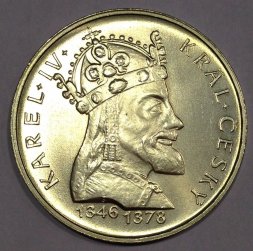 Чехословакия 100 крон 1978 год - 600-летие смерти Карла IV