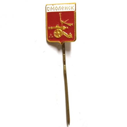 Значок-иголка Смоленск. Герб (красный)