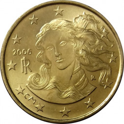Италия 10 евроцентов 2006 год
