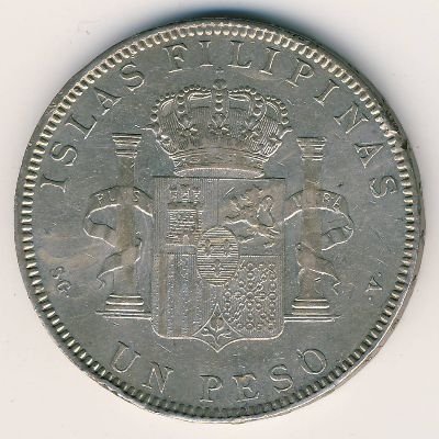 Филиппины 1 песо 1897 год