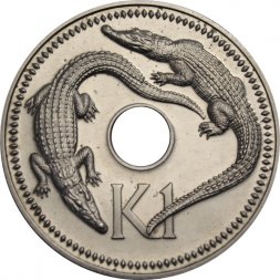 Папуа - Новая Гвинея 1 кина 1975 год