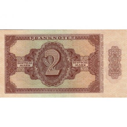 ГДР 2 марки 1948 год - UNC