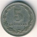 Аргентина 5 сентаво 1940 год