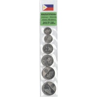 Набор из 6 монет Филиппины 2017-2018 год