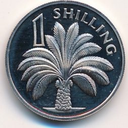 Гамбия 1 шиллинг 1966 год