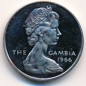 Гамбия 1 шиллинг 1966 год