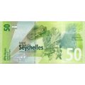 Сейшельские острова 50 рупий 2016 год - Сейшельский черный попугай UNC
