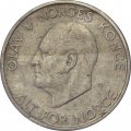 Норвегия 5 крон 1969 год - Король Улаф V