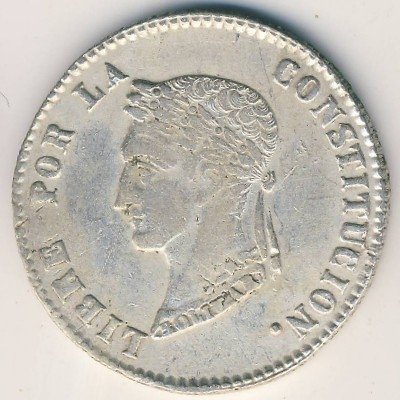 Боливия 4 соля 1858 год