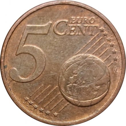 Австрия 5 евроцентов 2002 год - Альпийская примула