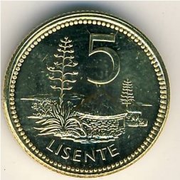 Лесото 5 лисенте 2006 год