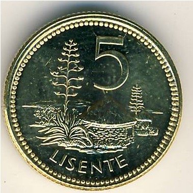 Лесото 5 лисенте 2006 год