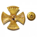 Знак Крест &quot;Родина, Мужество, Честь, Слава&quot; (зеленый с лучами)