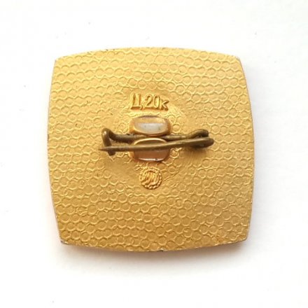 Значок СССР &quot;Союз - Аполлон&quot; 1975 год