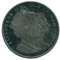 Остров Мэн 1 крона 2012 год - Чемпионат Европы по футболу 2012, Польша-Украина /мяч внизу/