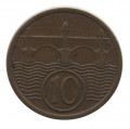 Чехословакия 10 геллеров 1934 год