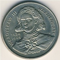 Монета Польша 10000 злотых 1992 год - Король Владислав III Варненьчик (1434-1444)