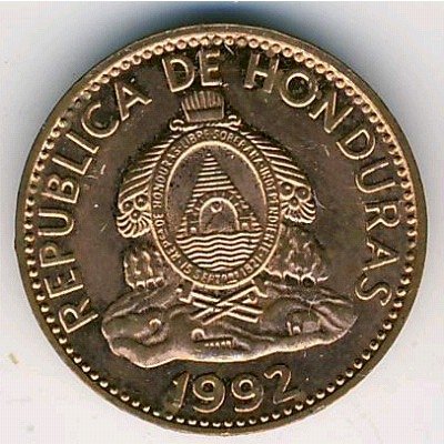 Гондурас 1 сентаво 1992 год