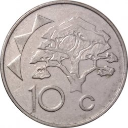 Намибия 10 центов 2009 год - Акация