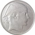 Бельгия 20 франков 1950 год BELGIQUE (Монетное отношение аверс/реверс (180°))