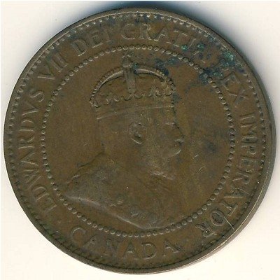Канада 1 цент 1906 год