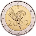 Финляндия 2 евро 2022 год - 100 лет Финскому национальному балету