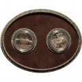 Набор из 2 монет Канада. Норвегия 1999 год - Винланд (в коробке)