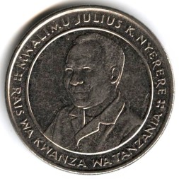 Танзания 10 шиллингов 1992 год