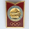 Значок. Олимпиада 1980. Москва СССР. Гимнастика. Упражнения на коне