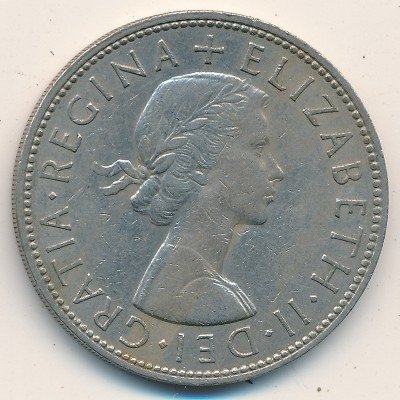 Великобритания 1/2 кроны 1965 год