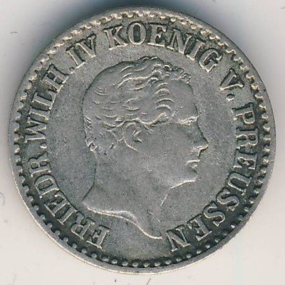Пруссия 1 грош 1852 год