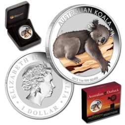Монета Австралия 1 доллар 2012 год - Австралийская Коала