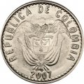 Колумбия 50 песо 2007 год