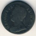 Великобритания 1 фартинг 1746 год
