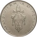 Ватикан 100 лир 1973 год - Голубь