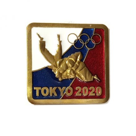 Значок Tokyo 2020. Токио. Олимпийские игры. Борьба